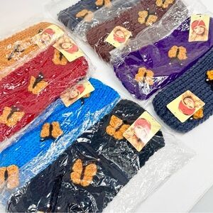 8 Colorful Knitted Womens Headbands